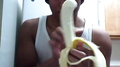 Asian Cutie Teases with Banana - Explosive Gay Porn Action!