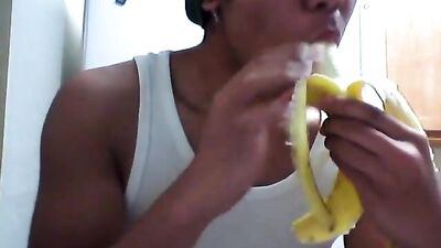 Asian Cutie Teases with Banana - Explosive Gay Porn Action!