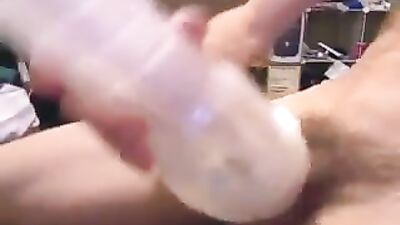 Cum in my Toy - Twink Fleshlight Fun