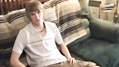 Gay Porn Twink Solo Masturbation - Blond Twink Cums
