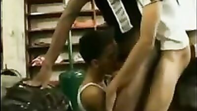 Garage Heat: Young Mechanics Get Steamy!