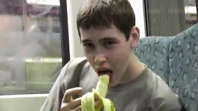 Germanys Naughty Teenboy: Public Metro Masturbation (Part II)