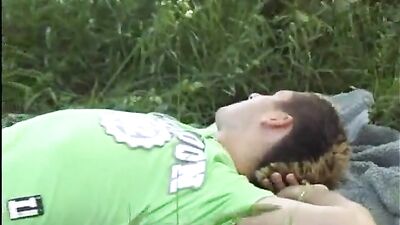 Gay Grass Bareback Sex