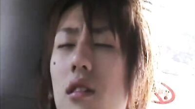 Japanese Car Sex: Horny Twink Gets Blown By His Friend On The Way To School!