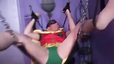 Gay Fetish Batman and Robin Part 2 - Double Penetration!