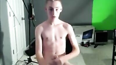 Chair Cumming Explosion - Solo Gay Porn Video!