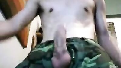 Sagging Army Twink - Cum Shots Delight