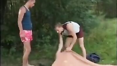 Picnic Fun: Hardcore Bareback Adventures in the Park!