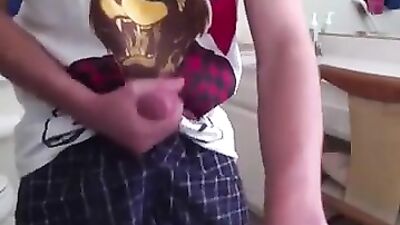 No mess wank - Condom Cleanup Cam Cum!