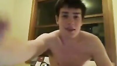 Web-Cam Hot Sexy Guy Fingers Cum Show - Part 2