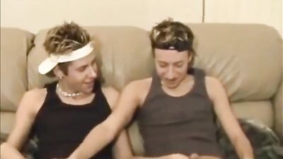 Feelings Mutual: Horny Twinks Cum on a Couch and Share a Shower