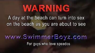 Beach Fun - Action - Lads at the Beach Get Down to It!