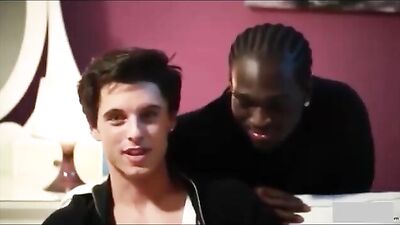 Black and White Passion - Hot Sucking and Bareback Fucking in the Studio!