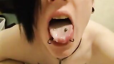 Cum Hungry: Horny Emo Boys Blowjob Obsession Explodes!