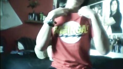 Emo Boy Kaleb Summers Strips and Cums