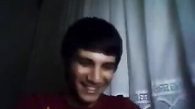 Young studs bareback on webcam!