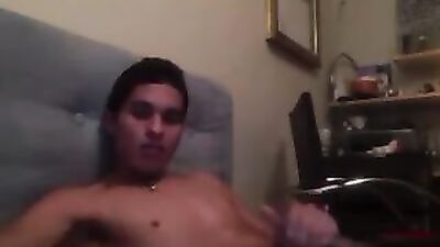 Latino Heat: Webcam Cum Show for Facial Features and Body Intense Action!