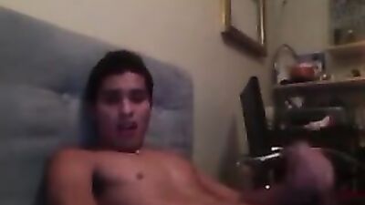 Latino Heat: Webcam Cum Show for Facial Features and Body Intense Action!