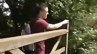 Outdoor Bareback Twinks - Action Camping Video