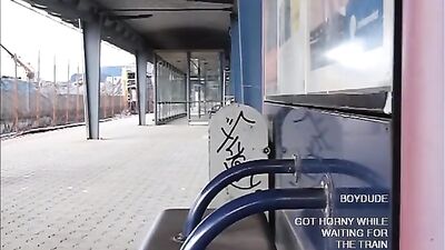 Got Horny On The Train: Amateur Gay Porn Video