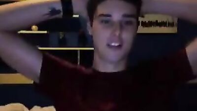 Gay Porn Showstopper! Cute Boy Explores His Body and Jerks Off!