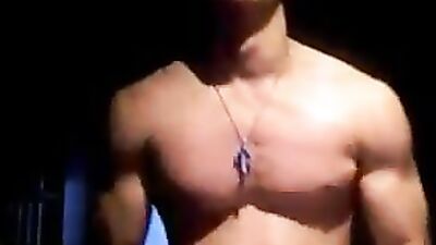 Muscle Web-Cam Show Off