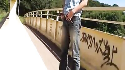 Bridge Public Jerks: Solo Exhibition for Gay Porn Lovers!