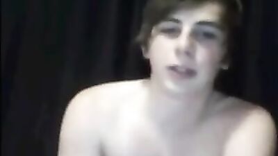 Web-Cam Cumshot Delight with Beautiful Boy Ass!