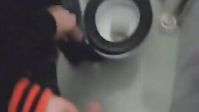 Schoolboys Wet Dream: Cum Shots in the Bathroom!