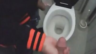 Schoolboys Wet Dream: Cum Shots in the Bathroom!