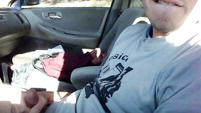 Masturbating in the Car: Amateur Men Seeking Men Action