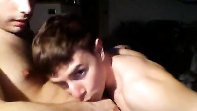 Young Hunks Get Wild: Cumshot Surprise!