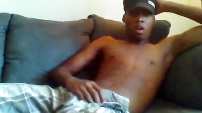Black Webcam Show: Twink Body and Cock Exposure