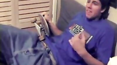 Jaidens Solo Skater Jack-off Adventure