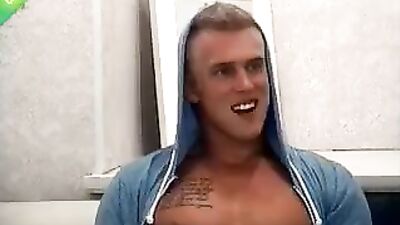 Horny Muscle Blond Boy in Action!