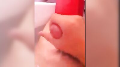 Hot Bath and Cum Shot - A Solo Cumshot Experience