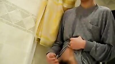 Studly Cum Dripper: Bathroom Cam Sessions!