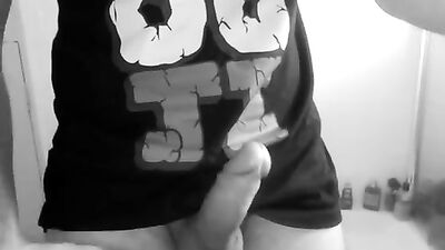 Me just rubbing and showing: The Bisexual Amateurs Slow Cock Journey (No cum)