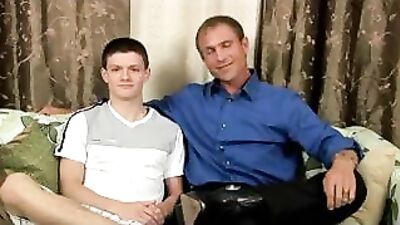 Older Dominates Younger in Gay Porn Action!