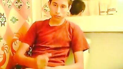 Gay Bathroom Wank Show: Teen Solo Adventures