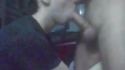 Web-Cam Oral Worship: Suck On!