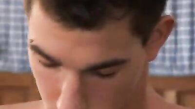 Bareback Twink Oral Cum Exchange - Intense Action!