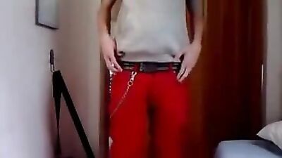 Sexy Satin Shorts Boy - Solo Gay Porn Video
