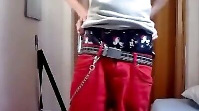 Sexy Satin Shorts Boy - Solo Gay Porn Video