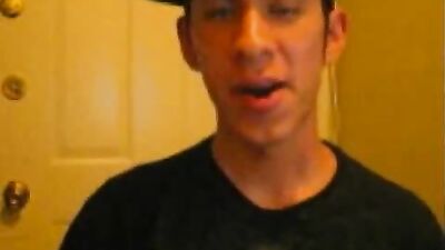 Young Web-Cam Twink Pulls Out His Cock for Exciting Orgasms!