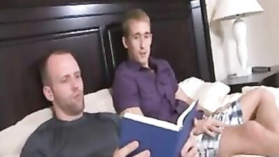 Breaking and Entering - Gay Threesome Action with Masculine Men