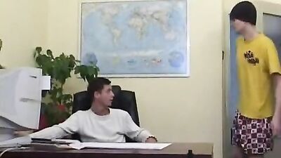 Raw Passion: Twinks Unleashing Their Sexual Desires on Office Desks