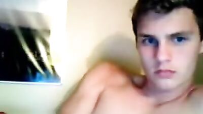 In Bed Masturbate Twink - Gay Porn Web-Cam Handjob Video