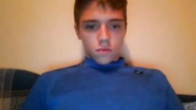 Twink Cum Shots in Blue: Online Amateur Porn