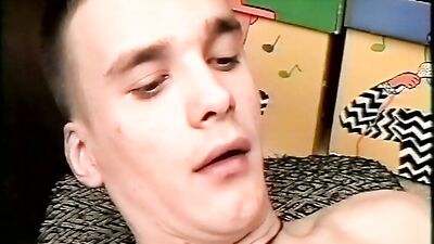 Classic Solo Handjob Boys Porn Cums on Glass Table